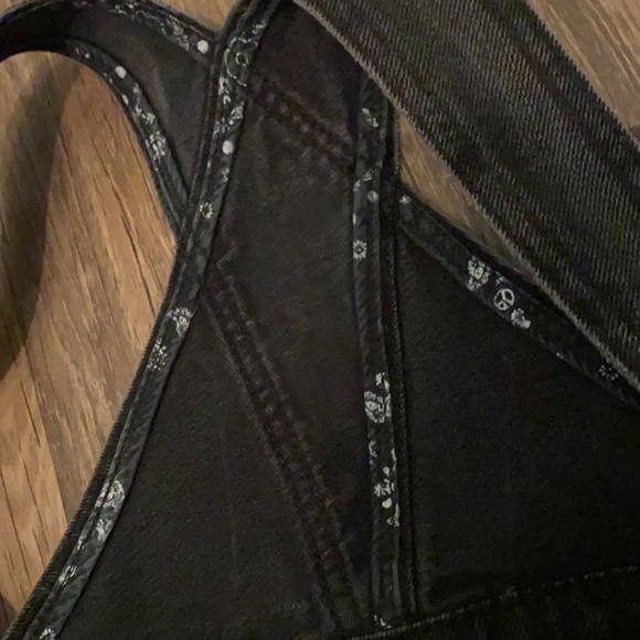 Free People overall Louise denim skirtall jumper - Picture 9 of 10